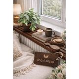 Woodymoda Doğal Ahşap Kalorifer Üstü Raf – 100 cm | MDF & Suntalem Değil | Dekoratif ve Dayanıklı