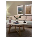woodywood 90 Cm Yuvarlak Orta Sehpa Mdf