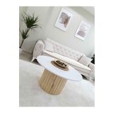 Woodywood 90Cm Yuvarlak Dekoratif Orta Sehpa 90x90 cm