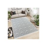WOOF HOME Modern Pamuklu Halı Örtüsü Savan 6m2 Dokuma 200x300 Lastiksiz