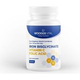 Wooggs Vıtal Demir Bisglisinat, Vitamin C Ve Folik Asit İteg 120 Tablet