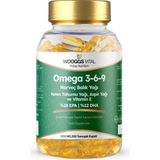 Woogss Vital Omega 3,6,9 Norvec Balik Yagi, Keten Tohumu Yagi, Aspir Yagi Ve Vitamin E Iceren Takviye Edici Gida