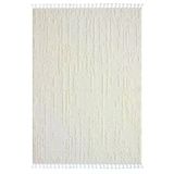 Wool Wl004a Bej Halı Sisal Bukle Dekoratif Kabartmalı Halı Tozsuz Salon Halısı Koridor 80 X 300 Beyaz
