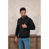 Woolen World Polo Yaka Cepli Armürlü Yünlü Erkek Triko Kazak - Lacivert