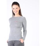 Woolona Alize Uzun Kollu Kadın Sweatshirt - GRY - Gri