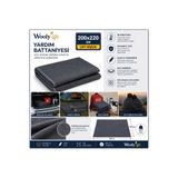 WOOLY LIFE Çift kişilik battaniye 200x220 yardım battaniyesi çok amaçlı kamp piknik