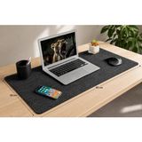 Wooly Life Laptop Bilgisayar Pedi Mouse Pedi Masa Üstü Düzenleyici 30X80 Keçe
