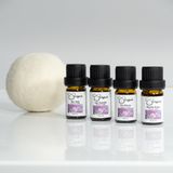 WOOLYBALL Konsantre Uçucu Yağ Serisi, 4 Adet, 5 ml, Yumuşak Kokular