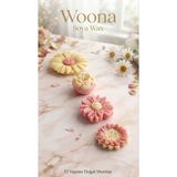 Woona Doğal Soya Wax Vanilya Kokulu Çiçek Figürlü Mum Seti Şakayık & Papatya & Yıldız Çiçeği El Yapımı Doğal Soya Wax Premium Kokulu Mum Seti - woonamum-24