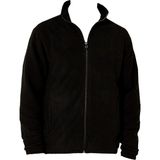 Wooppo Büyük Beden | Erkek Polar Mont - Anti Pilling - Siyah - 6XL