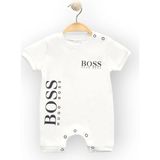 Woops Baby Marka Bossa Desen Çıtçıtlı Tulum Unisex 6-24 Ay - 2 Yaş - Ekru