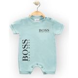 Woops Baby Marka Bossa Desen Çıtçıtlı Tulum Unisex 6-24 Ay - 2 Yaş - Su Yeşili