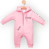 Woops Baby Marka Bossa Desen Kapşonlu Tulum 6-24 Ay - Pembe - 2 Yaş