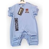 Woops Baby Marka Moşino Desen Çıtçıtlı Tulum 6-24 Ay - Bebe Mavisi - 2 Yaş