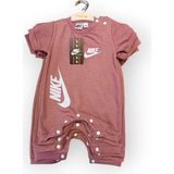 Woops Baby Marka Nke Desen Çıtçıtlı Tulum 6-24 Ay - Gül Kurusu - 2 Yaş