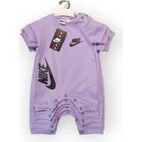 Woops Baby Marka Nke Desen Çıtçıtlı Tulum 6-24 Ay - Lila - 2 Yaş