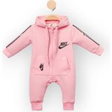 Woops Baby Marka Nke Desen Kapşonlu Tulum Unisex 6-24 Ay - 2 Yaş - Pembe