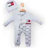 Woops Baby Marka Tomm Desen Şapkalı Tulum 6-24 Ay - Bebe Mavisi - 2 Yaş