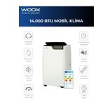 Woox 14000btu, Isıtma & Soğutma Özellikli Taşınabilir Mobil Klima