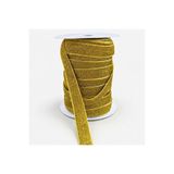 WORDAKS 2 Cm Gold Simli Kadife Kurdele, Gelin, Damat, Bohça, Nişan, Çeyiz, Nikah, Hediye, Süsleme 1 Mt