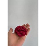 WORDAKS Bordo Avuç İçi El Gülü & Bileklik Seti 2li - Kına Gecesi Aksesuarı Gelin Nedime Damat