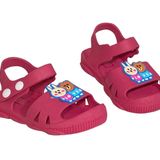 Wordex DY-5001 Kaymaz Tabanlı Figürlü Çocuk Sandalet Terlik Park Bahçe Terlik (25, Mavi, measurement_38_point_0_centimeters)