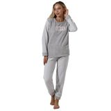 Wordex Fwn 5019 Peluş Welsoft Polar Kışlık Yumoş Kadın Pijama Takımı (Soft Pembe, S)