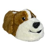 Wordex Hayvanlı H10 Köpekli Kışlık Kadın Erkek Çocuk Panduf Ev Içi Sessiz Taban Panduf (40-42, Taba, numeric_3)