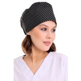 Wordex Puantiyeli Doktor Hemşire Aşçı Cerrahi Hastane Bonesi Bandana M479