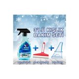Wörf Buz Çözücü Sprey & Buz Kazıyıcı & Çekçek Kışlık Oto Bakım Seti