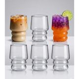 Work Pasaj 6 Adet Soğuk Kahve Bardağı Meşrubat Bardağı 350 ml - 001 - Beyaz