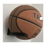 Work3d Duvara Monte Basketbol- Futbol - Voleybol Topu Askısı – Şık ve Dayanıklı Top Saklama Çözümü - 7 Numara - Siyah - Lebron