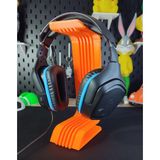 Work3d Masaüstü Gaming Kulaklık Standı – 3D Baskı Kulaklık Tutucu - Turuncu