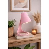 Work3d Nova Minimal Dekoratif Masa Lambası | Modern Tasarım | Ambiyans Objesi - Açık Pembe