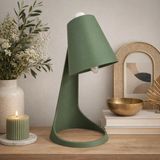 Work3d Nova Minimal Dekoratif Masa Lambası | Modern Tasarım | Ambiyans Objesi - Yeşil