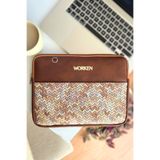 worken 11"/12.4 inç Omuz Askılı, El Tutmalı Tablet Kılıfı , Darbe Korumalı, Su İtici, Taba