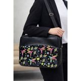 worken 15.6" Inç Laptop Evrak Çantası Macbook Pro-air 39x30x4 Cm, Omuz Askılı Çanta Siyah