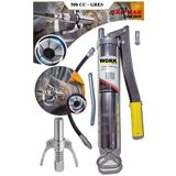 WORKMASTER Seti Profesyonel Set Çift Mandallı Gres Pompası Büyük Boy 500 CC Gres Yağ Pompası