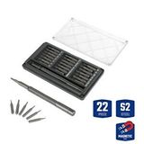 Workpro Wp200511 22 Parça Profesyonel Manyetik Saatçi Tornavida Seti Kırmızı