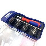 Workpro Wp200516 18 Parça Profesyonel Cr-v Cırcırlı Hassas/elektronikçi Bits Tornavida Seti Kırmızı