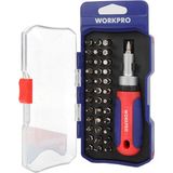 Workpro WP200517 38 Parça Profesyonel CR-V Cırcırlı Bits Tornavida Seti