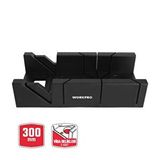 Workpro WP215029 300MM 45/90/135° Profesyonel Şevli/gönye Kutusu (Testere Dahil Değildir) - Siyah