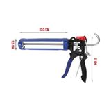 Workpro Wp224001 230mm Ağır Hizmet Tipi Metal Silikon/mastik Tabancası Fr Wp224001