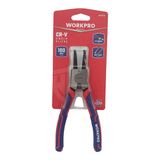 Workpro WP231151 180MM CR-V Eğri Uçlu Yaylı Profesyonel Dış Segman Pensesi, Kauçuk Saplı