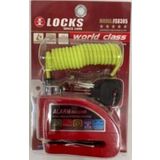 World Class Locks 110 DB Kırmızı Alarmlı Disk Kilidi