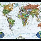 World Decorator [Enlarged and Laminated] (National Geographic Reference Map) by National Geographic Maps - Reference (2016-01-08)