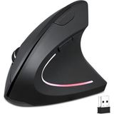 World Of The World World Of The World Kablosuz Jsy-1 1600DPI Ergonomik Dikey Mouse - Siyah