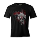 World of Warcraft - Horde Logo in Cahins Siyah Erkek Tshirt