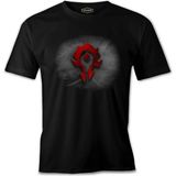 World Of Warcraft - Horde Logo Siyah Erkek Tshirt - XL