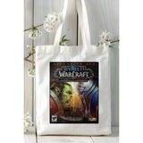 World Of Warcraft Oyun Baskılı Bez Çanta Omuz Çantası Kişiye Özel Model 17